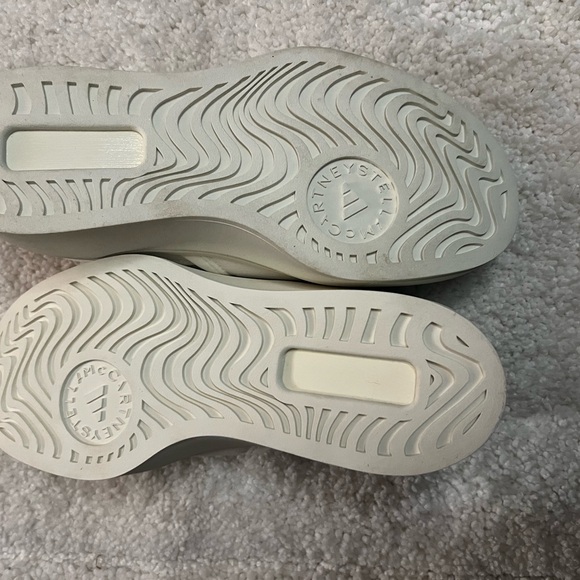 Stella McCartney with Adidas Court Slip On white tennis shoes in 5.5 US. - Picture 6 of 15